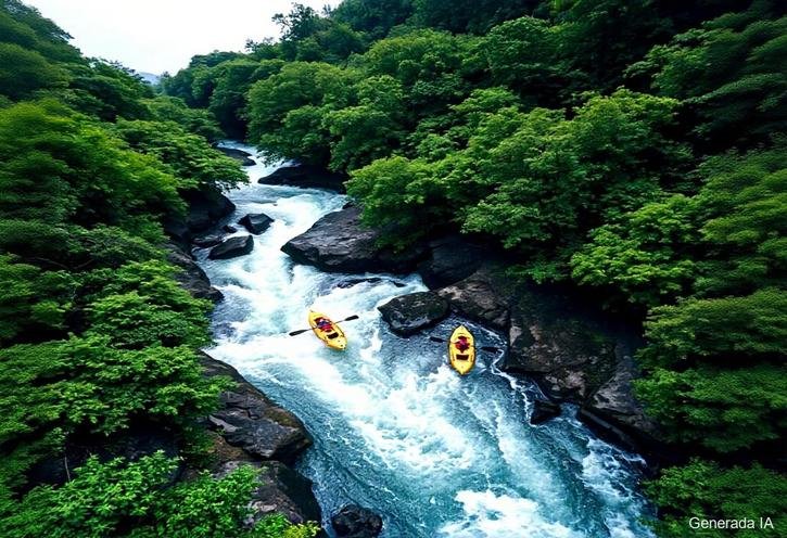Práctica de Kayak y Canotaje