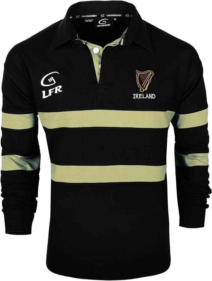 Camiseta Rugby con arpa de Irlanda