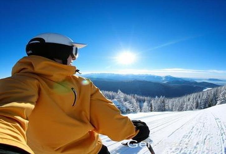 Esquí, montaña nieve y snowboard